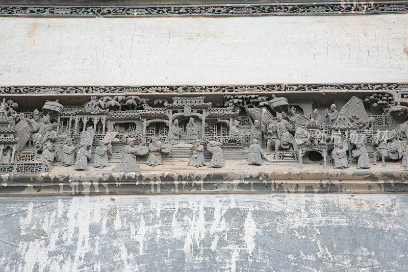 Detail of Huizhou Architecture in Wuyuan (婺源), Jiangxi province, China.